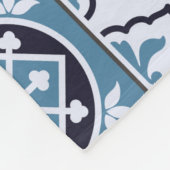 Schönes nahtloses Muster in modischer Farbe Fleecedecke (Ecke)
