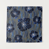 Schönes nahtloses Muster mit Aquarellfarben-Stilis Wandteppich (Vorderseite (Horizontal))