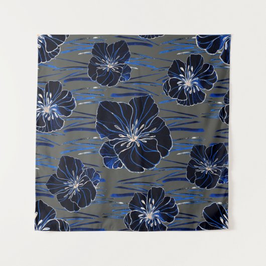 Schönes nahtloses Muster mit Aquarellfarben-Stilis Wandteppich (Vorderseite)