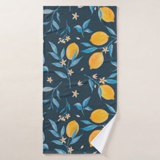 Schönes nahtloses Muster mit handgezogenem Wasserk Badehandtuch