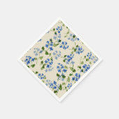 Schönes, nahtloses Muster vergiss-me-not bl Serviette (Ecke)