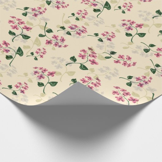 Schönes, nahtloses Muster vergiss-me-not pi Geschenkpapier (Ecke)