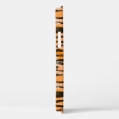 Schönes nahtloses Tigermuster, Pfirsichfarbe Case-Mate iPhone Hülle (Rückseite / Rechts)