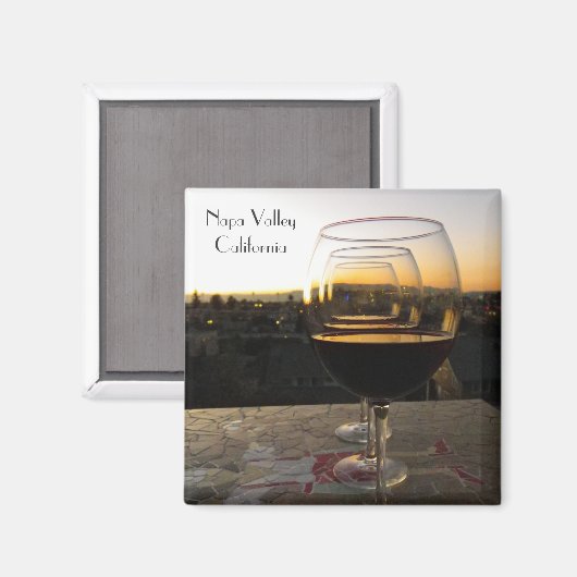 Schönes Napa Valley Magnet! Magnet (Vorderseite/Rückseite)