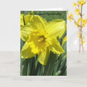 Schönes Narzissengebirge Beileid Karte (Gelbe Blume)