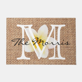 Schönes Naturdesign im Sommer auf dem Schoß Fußmatte