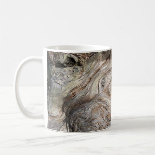 Schönes Naturkunstwerk aus Driftwood Kaffeetasse (Links)
