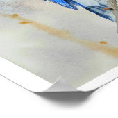 Schönes neues Aquarellmalposter Poster (Ecke)