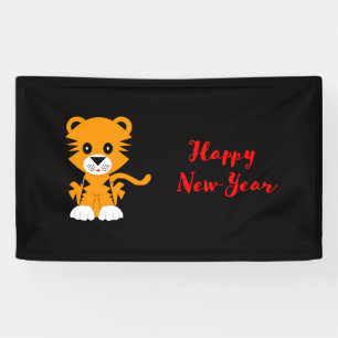 Schönes neues Jahr der Tiger 2022 Banner