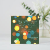 Schönes neues Jahr Einladung (Stehend Vorderseite)