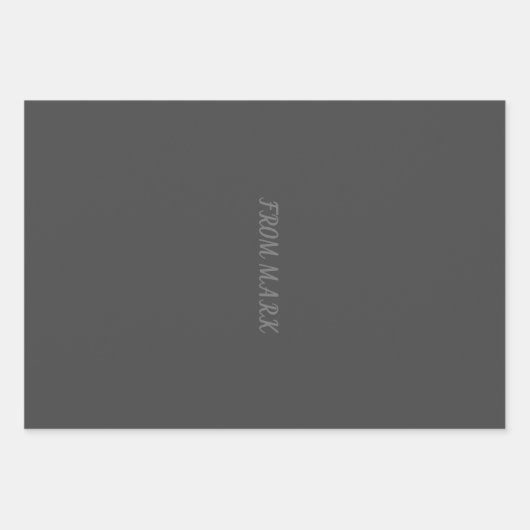 SCHÖNES NEUJAHRESPAPIER MIT IHREM NAMEN GESCHENKPAPIER SET (Vorderseite 2)