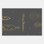 SCHÖNES NEUJAHRESPAPIER MIT IHREM NAMEN GESCHENKPAPIER SET (Vorderseite)