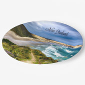 Schönes Neuseeland Pappteller (Schrägansicht)