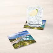 Schönes Neuseeland Rechteckiger Pappuntersetzer (Vor Ort)