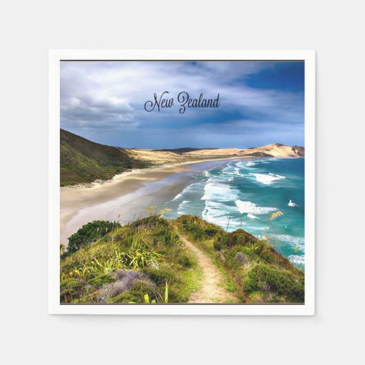 Schönes Neuseeland Serviette (Vorderseite)