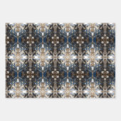 Schönes Niedliches Minimalistisches Owl Geschenkpapier Set (Vorderseite 2)