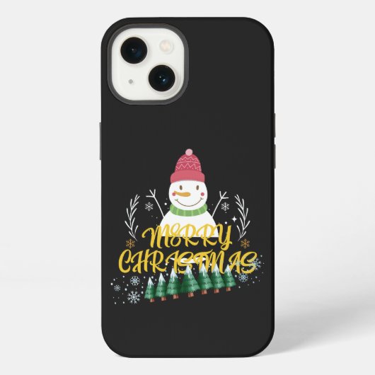 Schönes niedliches Weihnachtsdesign iPhone Hülle (Rückseite)