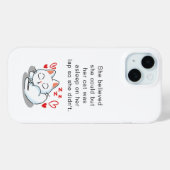 Schönes Niedliches Zitat für Katzenliebhaber Case-Mate iPhone Hülle (Rückseite (Horizontal))
