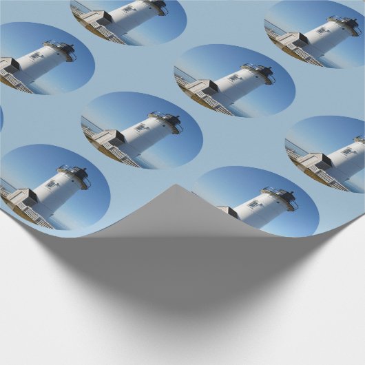Schönes Nobska Lighthouse Geschenkpapier (Ecke)