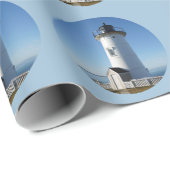 Schönes Nobska Lighthouse Geschenkpapier (Rolleneckpunkt)