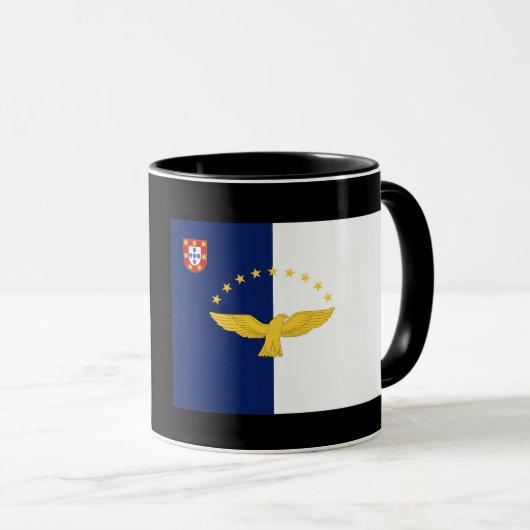 Schönes Nordeste (Azoren) Wappen Tasse (VorderseiteRechts)