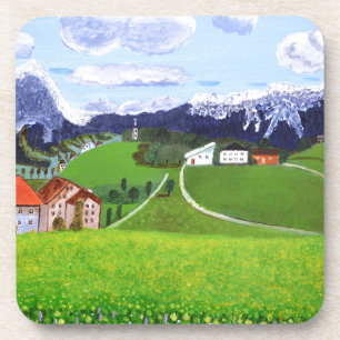 Schönes Norwegen Getränkeuntersetzer