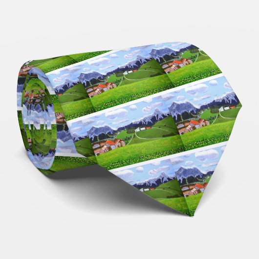 Schönes Norwegen Krawatte (Gerollt)