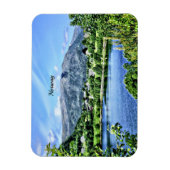 Schönes Norwegen, landschaftliche Landschaft Magnet (Vertikal)