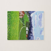 Schönes Norwegen Puzzle (Horizontal)