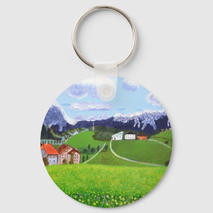 Schönes Norwegen Schlüsselanhänger