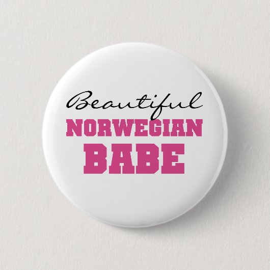 Schönes norwegisches Baby Button (Vorderseite)