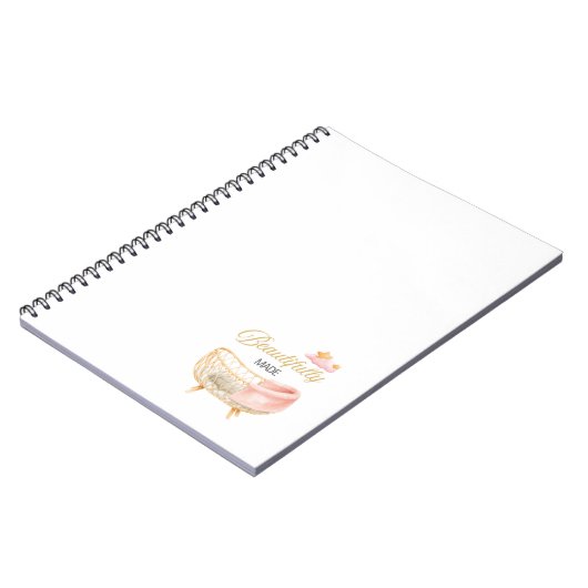 Schönes Notebook Notizblock (Linke Seite)