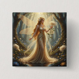 Schönes November Topaz Fairy Button