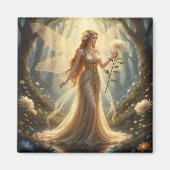 Schönes November Topaz Fairy Magnet (Vorne)