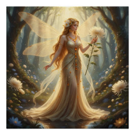 Schönes November Topaz Fairy Poster