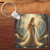 Schönes November Topaz Fairy Schlüsselanhänger (Vorderseite)