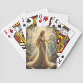 Schönes November Topaz Fairy Spielkarten