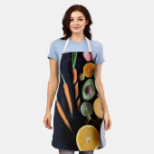 Schönes Obst und Gemüse Schürze (Getragen)