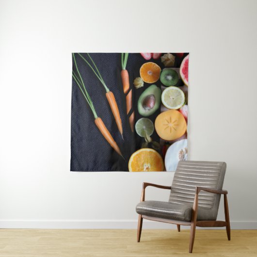 Schönes Obst und Gemüse Wandteppich (Beispiel)