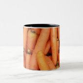 Schönes Obst und Gemüse Zweifarbige Tasse (Mittel)