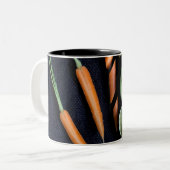 Schönes Obst und Gemüse Zweifarbige Tasse (Vorderseite Links)