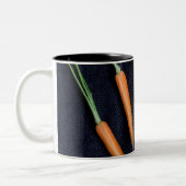 Schönes Obst und Gemüse Zweifarbige Tasse (Links)