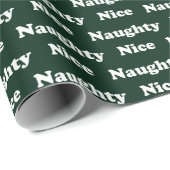 Schönes oder dunkelgrünes Weiß, modern und lustig Geschenkpapier (Rolleneckpunkt)