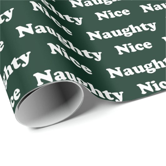 Schönes oder dunkelgrünes Weiß, modern und lustig Geschenkpapier (Rolleneckpunkt)