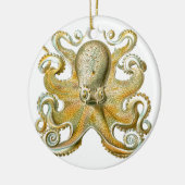 Schönes Oktopus-Bild von Haeckel Keramikornament (Links)