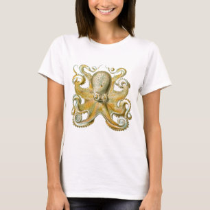 Schönes Oktopusbild von Haeckel T-Shirt