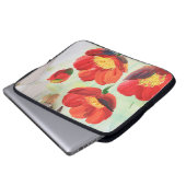 Schönes Ölgemälde mit Künstlerausstattung Laptopschutzhülle (Vorne Knopf)