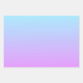 Schönes Ombre Geschenkpapier Set (Vorderseite 3)