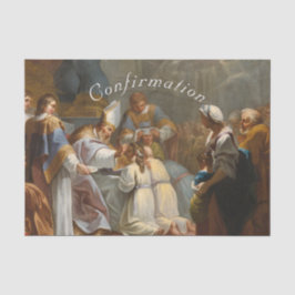 Schönes Opfer der Bestätigung Seidenpapier