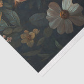 Schönes Orange Kitten mit Wildblumen Decoupage Seidenpapier (Ausschnitt)